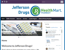 Tablet Screenshot of jeffdrug.com